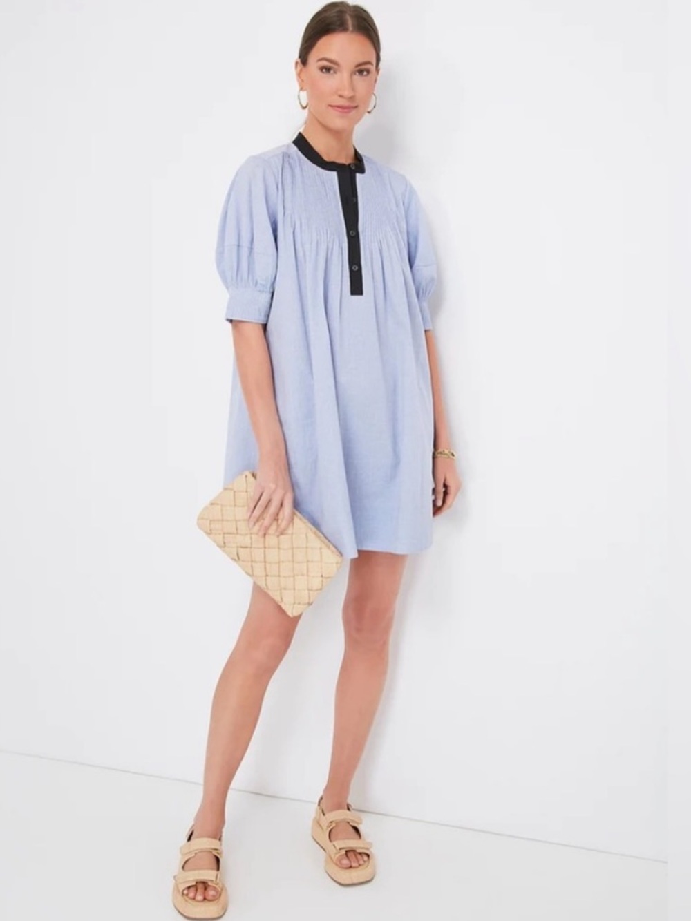 Tuckernuck Pomander Place Blue Annalee Dress Large